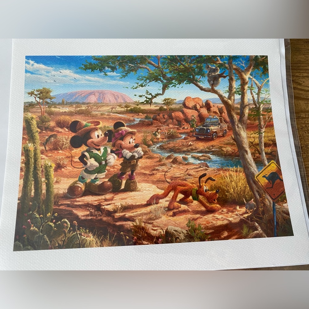 Mickey & Minnie Mouse Art Print